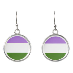 Queer Pride Flag Earrings