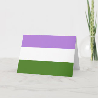 Queer Pride Flag Holiday Card