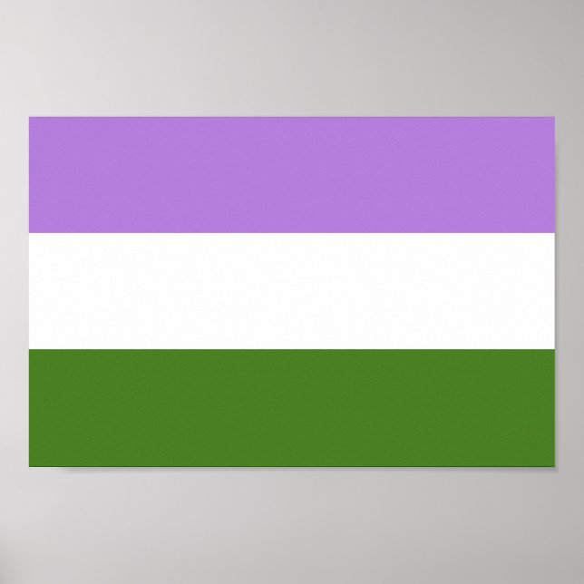 Queer Pride Flag Poster (Front)
