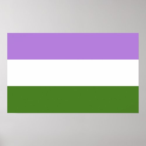 Queer Pride Flag Poster