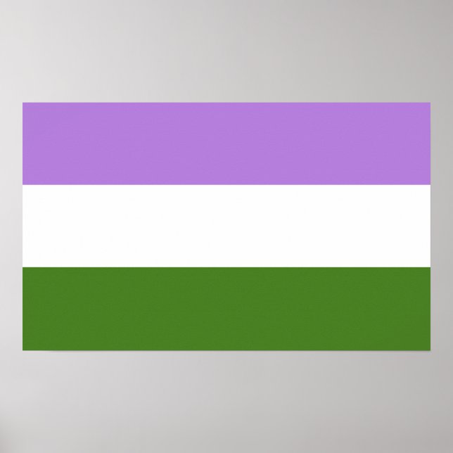 Queer Pride Flag Poster (Front)
