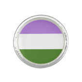 Queer Pride Flag Ring (Front)