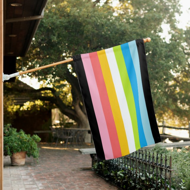 Queer Pride House Flag (In SItu)