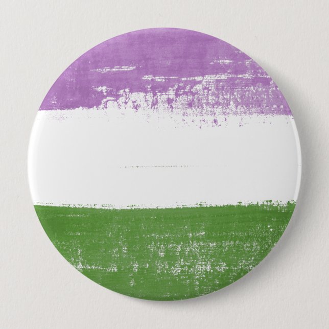 Queer Pride Paint Button (Front)