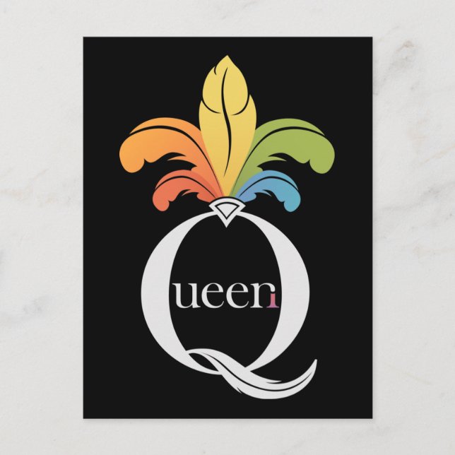 Queer Queen Postcard (Front)