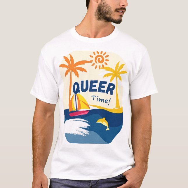 Queer time T-Shirt (Front)