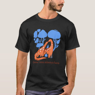 Queer Was Always Here Dinosaur LGBT Gay T-Shirt