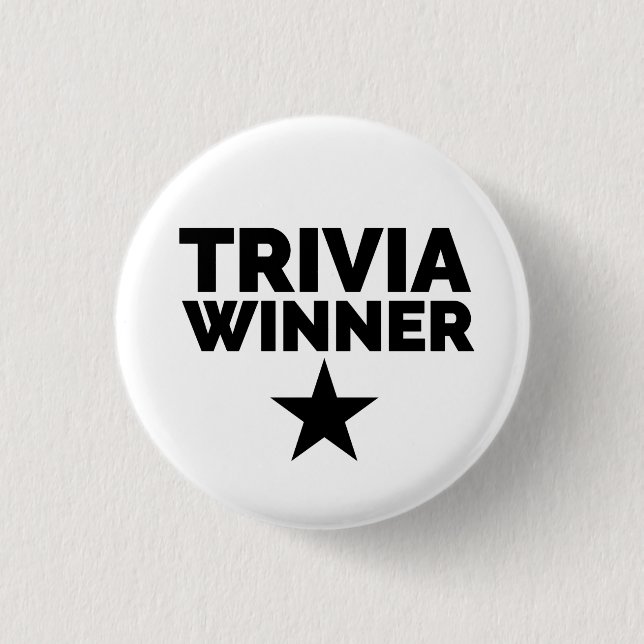 Queerpedia Trivia Winner Badge lgbt design Button (Front)