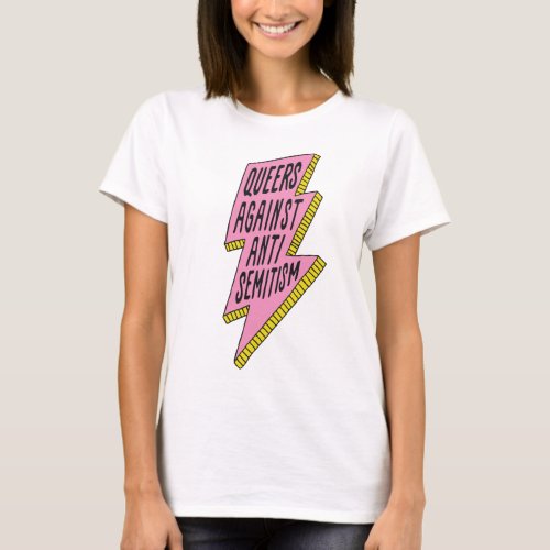 Queers Against Antisemitism T_Shirt