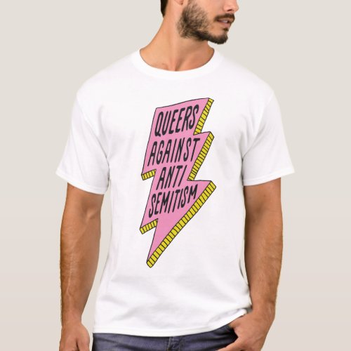 Queers Against Antisemitism T_Shirt