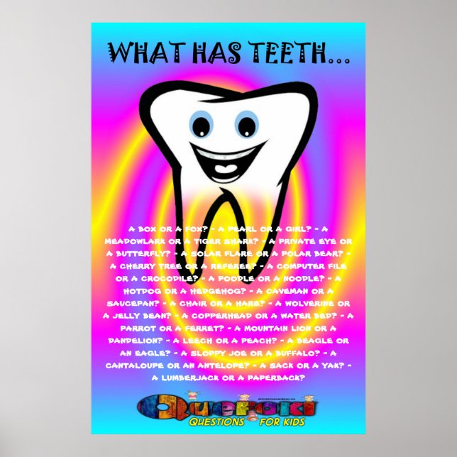 Quefoki Teeth Value Poster Paper (Matte) (Front)