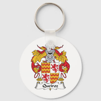 Queiroz Family Crest Keychain