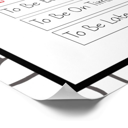 Quelle heure estil? What Time is It? Poster Zazzle