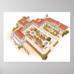 Queluz National Palace. Lisboa Portugal Poster
