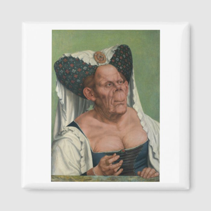 Quentin Massys   A Grotesque Old Woman, 1515 Fridge Magnets