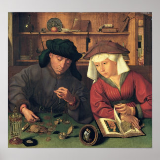 Quentin Massys - The Money Lenders Poster