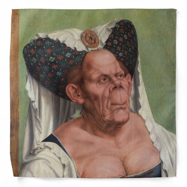 Quentin Matsys - A Grotesque Old Woman Bandana (Front)