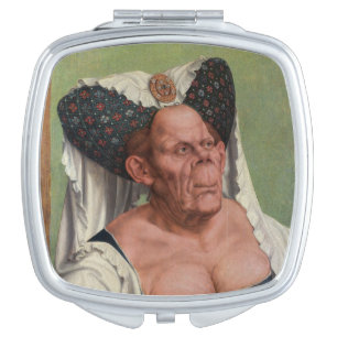 Quentin Matsys - A Grotesque Old Woman Compact Mirror