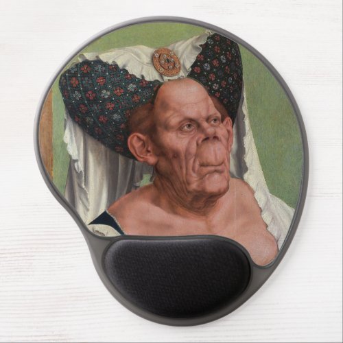 Quentin Matsys _ A Grotesque Old Woman Gel Mouse Pad