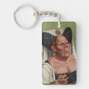 Quentin Matsys - A Grotesque Old Woman Keychain