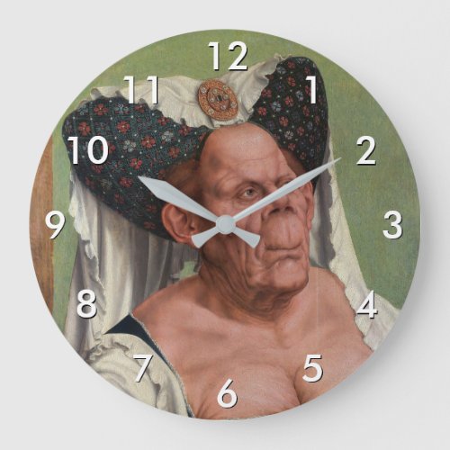 Quentin Matsys _ A Grotesque Old Woman Large Clock