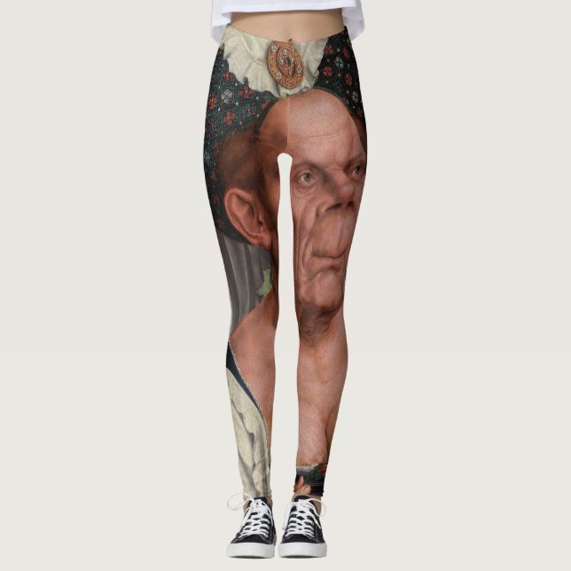 Quentin Matsys - A Grotesque Old Woman Leggings (Front)