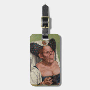 Quentin Matsys - A Grotesque Old Woman Luggage Tag