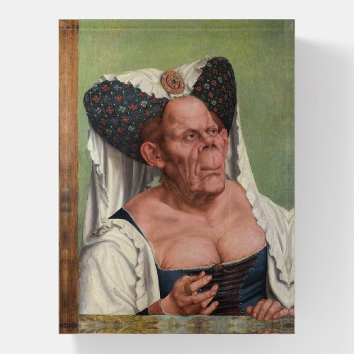 Quentin Matsys _ A Grotesque Old Woman Paperweight