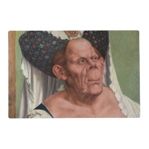 Quentin Matsys - A Grotesque Old Woman Placemat