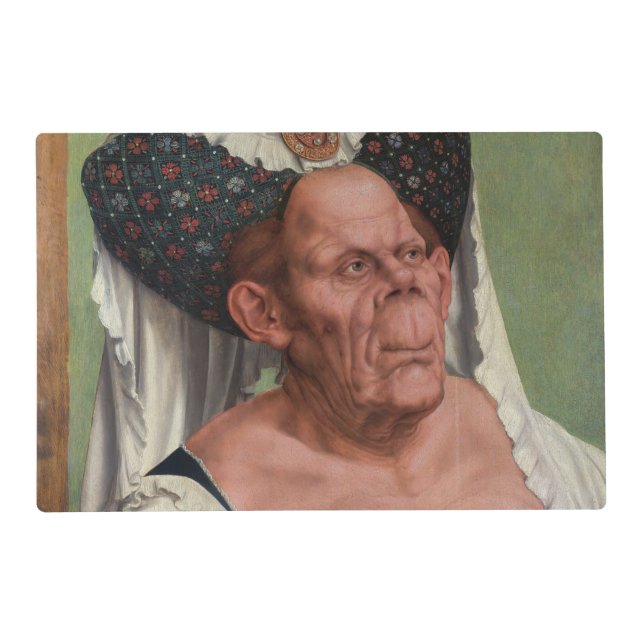 Quentin Matsys - A Grotesque Old Woman Placemat (Front)