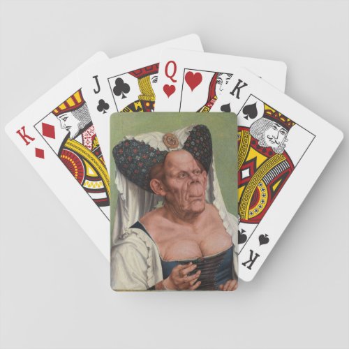 Quentin Matsys _ A Grotesque Old Woman Poker Cards
