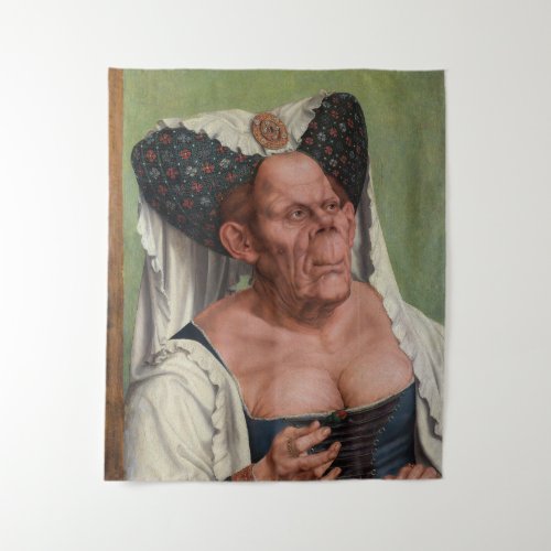 Quentin Matsys _ A Grotesque Old Woman Tapestry
