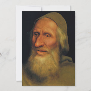 Quentin Matsys - Head of an Old Man Invitation