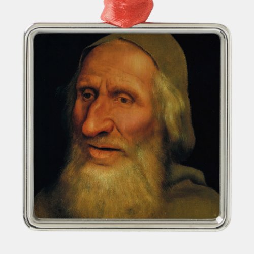 Quentin Matsys _ Head of an Old Man Metal Ornament