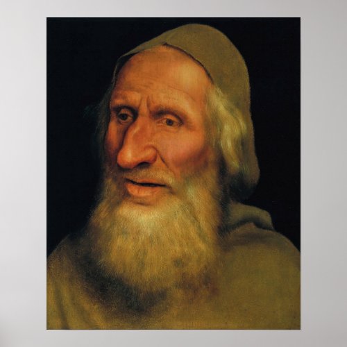 Quentin Matsys _ Head of an Old Man Poster