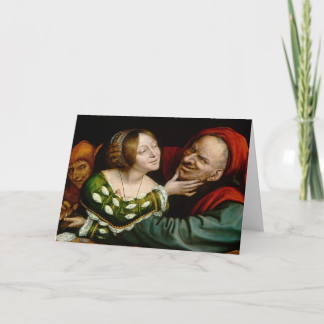 Quentin Matsys - Matched Lovers Card (Front)
