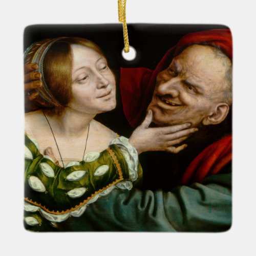 Quentin Matsys _ Matched Lovers Ceramic Ornament