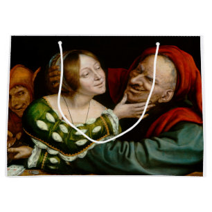 Quentin Matsys - Matched Lovers Large Gift Bag