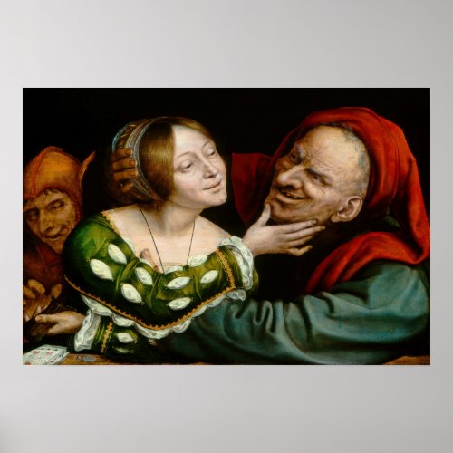 Quentin Matsys _ Matched Lovers Poster