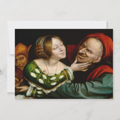 Quentin Matsys _ Matched Lovers Thank You Card