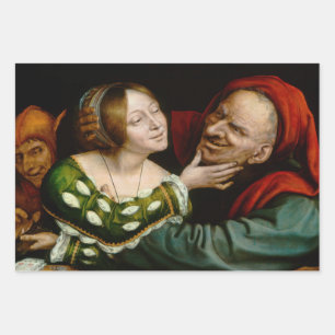 Quentin Matsys - Matched Lovers Wrapping Paper Sheets