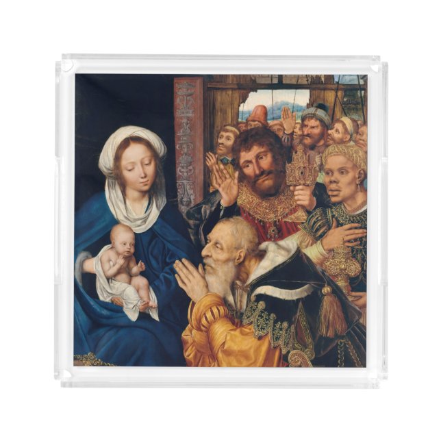 Quentin Matsys - The Adoration of the Magi Acrylic Tray (Front)
