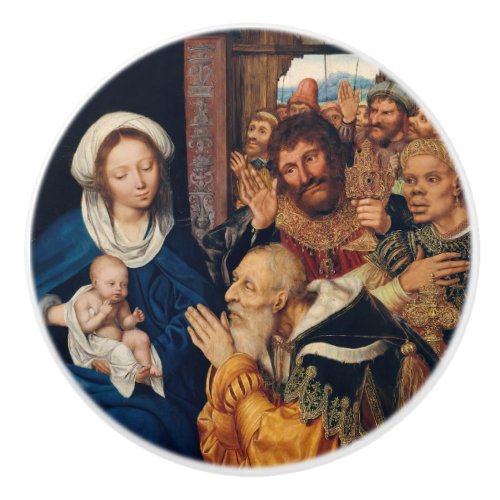 Quentin Matsys _ The Adoration of the Magi Ceramic Knob