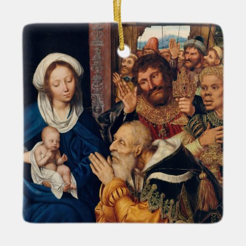 Quentin Matsys _ The Adoration of the Magi Ceramic Ornament