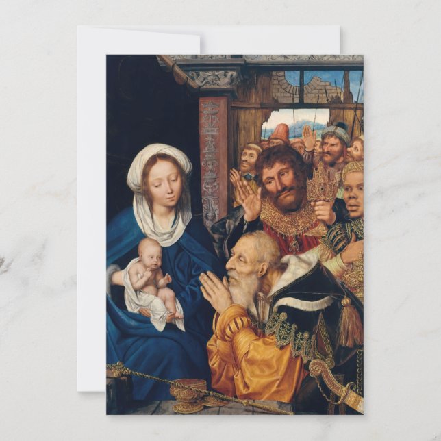 Quentin Matsys - The Adoration of the Magi Invitation (Front)