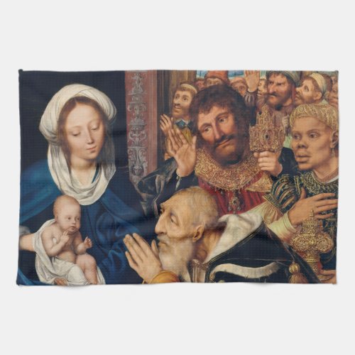 Quentin Matsys _ The Adoration of the Magi Kitchen Towel