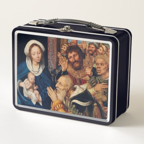 Quentin Matsys _ The Adoration of the Magi Metal Lunch Box