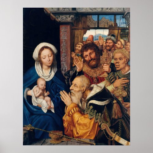 Quentin Matsys _ The Adoration of the Magi Poster