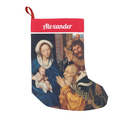 Quentin Matsys _ The Adoration of the Magi Small Christmas Stocking