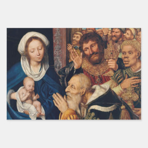 Quentin Matsys - The Adoration of the Magi Wrapping Paper Sheets